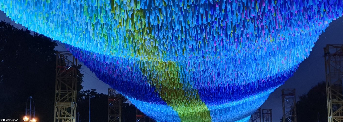 Kunstinstalltion zu 30 Jahre Mauerfall